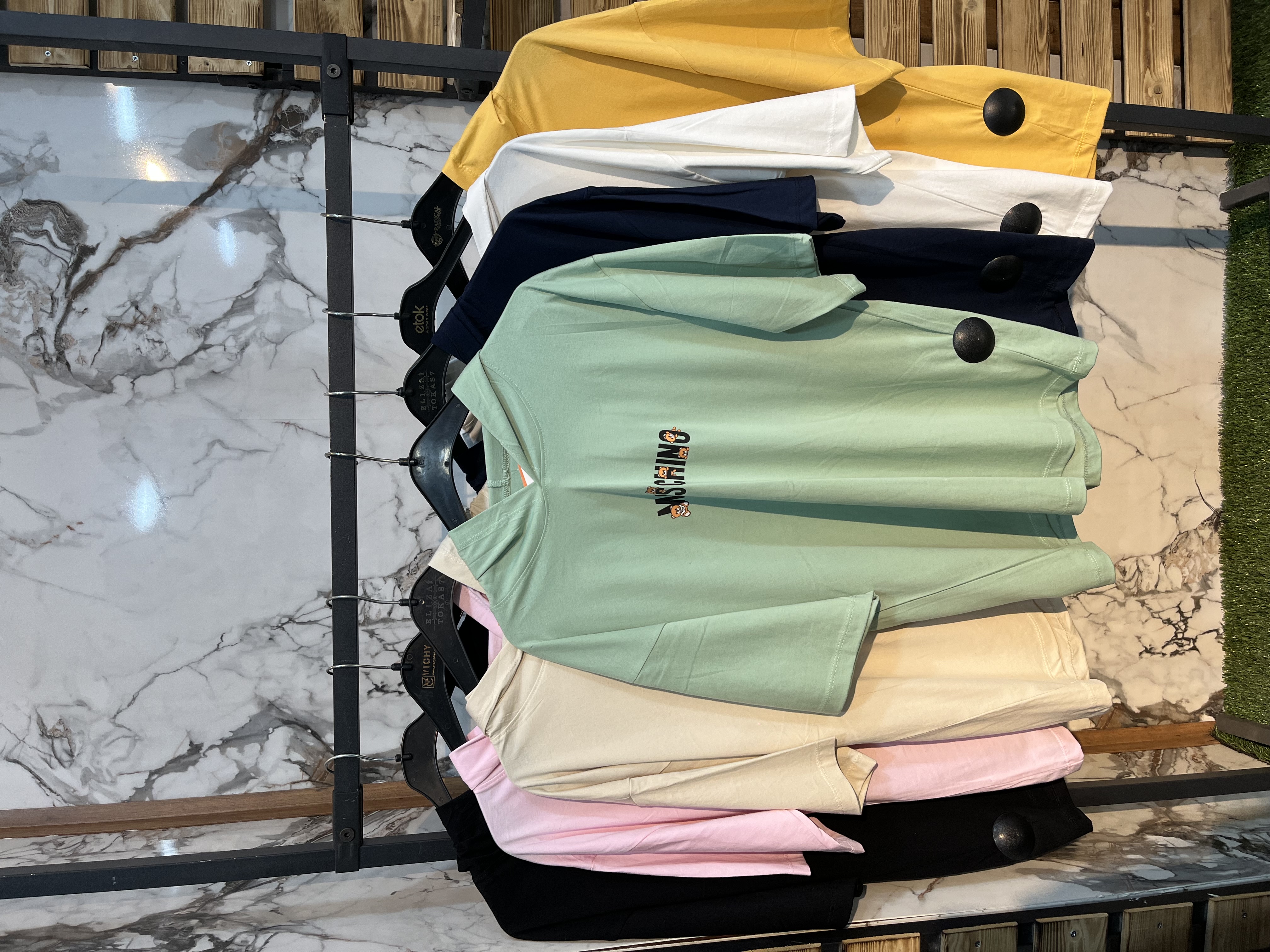 تیشرت کلاه دار مدل moschino